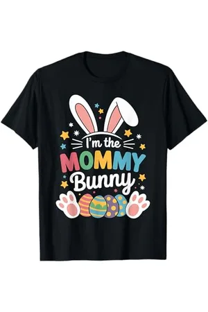 Family 365 Pyjama familial assorti avec panier de chasse aux œufs de lapin pour maman de Pâques T-Shirt