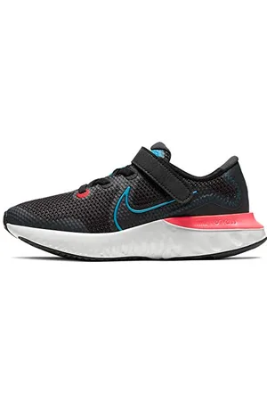 Nike Garçon Unisex Kinder Renew Run (PS) Chaussure de Marche, Black/Light Lime-Smoke Grey, 28 EU