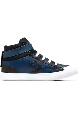 Converse Pro Blaze Strap Sport Remastered Sneaker, Bleu Marine, Noir et Blanc, 30 EU