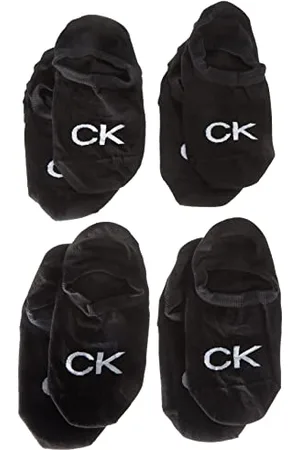 Calvin Klein Footie Chaussettes, , Taille Unique (Lot de 4) Femme