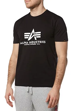 Alpha Industries Basic T-Shirt, Black, XX-Large (Taille Fabricant: XXL) Homme