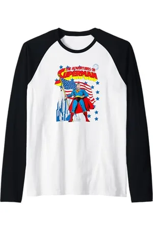 DC Comics Originals Superman Save The World Manche Raglan