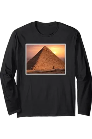 Buy Cool Shirts La Grande Pyramide de Gizeh Khufu Manche Longue