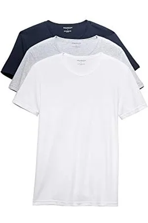 Emporio Armani Lot de 3 t-Shirts à col Rond en Coton pour Homme Tricot