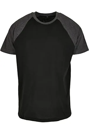Build Your Brand Raglan Contrast Tee T-Shirt, , Medium Homme