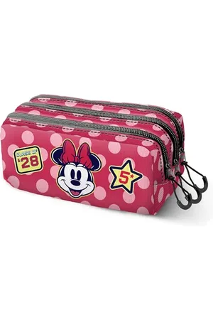 Disney Minnie Mouse Class-Trousse Trick Fan 2.2, Rose, 23 x 11 cm