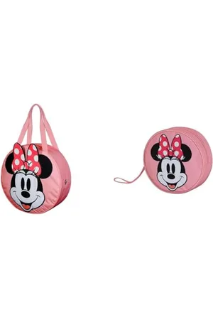 Disney Minnie Mouse Face - Sac de Plage + Trousse de Toilette Jumbo