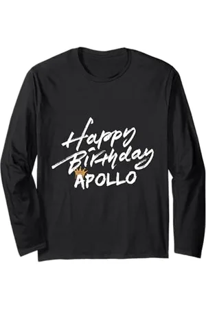 Celebrate birthday for friends Funny T-shirts Apollo joyeux anniversaire pour fête Manche Longue