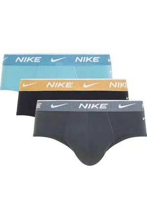 Nike Brief 3PK sous-vêtements, Denim Turq./INFI Gold/Ant Move WB, XL Homme