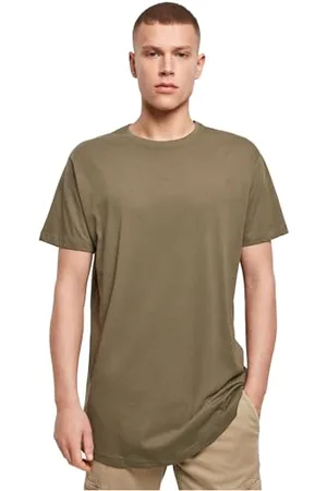 Build Your Brand Shaped Long Tee T-Shirt, , S Homme
