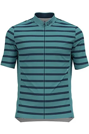 Odlo Homme Maillot de cyclisme avec fermeture éclair et imprimé ESSENTIALS