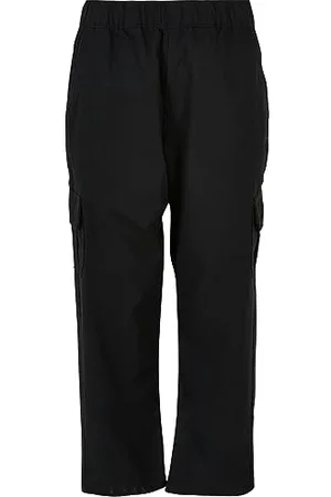 Urban classics Boys Ripstop Cargo Pants Pantalons, Black, 158-164 cm Garçon