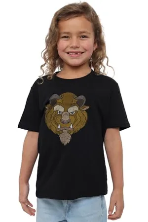 Disney Mandarin creative ltd Beauty and The Beast Head Girls T Shirt, , 9-10 Ans Fille