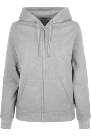 Build Your Brand Sweat à Capuche zippé Basique pour Femme Sweatshirt