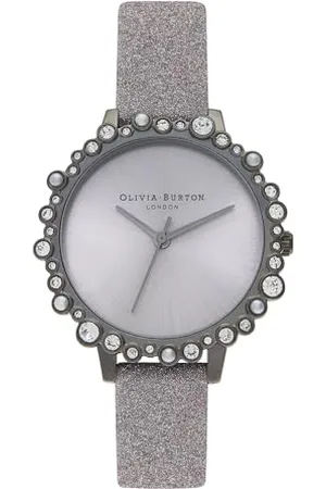 Olivia Burton Montre Analogique à Quartz pour Femme Collection Under The Sea avec Bracelet en Cuir Lilas - OB16US51