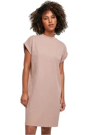 Build Your Brand Ladies Turtle Extended Shoulder Dress Robe, , XL Femme