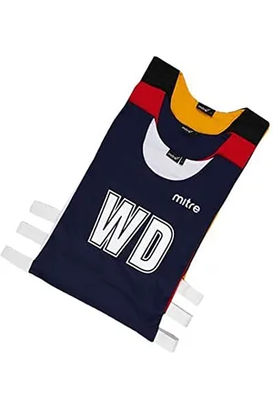 Mitre Dossards de netball - Réversible en maille filetée (lot de 7) - Mixte Adulte - - L