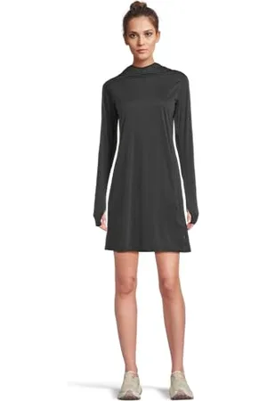 Fjällräven FJALLRAVEN 14300012-550 Abisko Sun-Hoodie Dress W Sweatshirt Femme Black Taille L