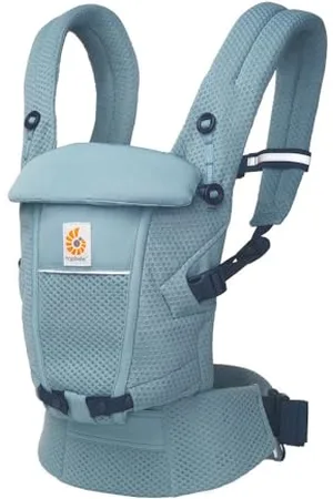 Ergobaby Porte-Bébé Adapt pour nouveau-nés, dès la naissance, porte-bébé ergonomique 3 positions en Mesh SoftFlex pour portage ventral et dorsal