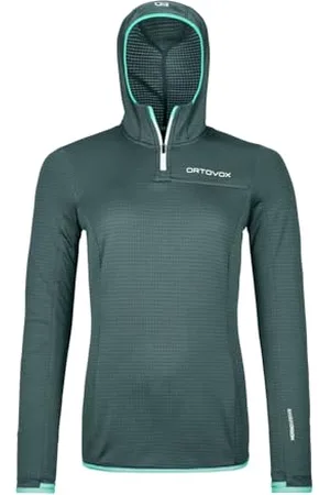 ORTOVOX Fleece Light Grid Zn Hoody W Sweat Unisexe pour Adulte