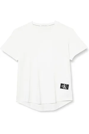 Calvin Klein Jeans Badge Turn UP Sleeve J30J323482 Hauts en Tricot à Manches Courtes, , XXXL Homme