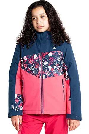 Dare 2B Dare 2b Humor II Jacket Veste de ski enfant, Tissu recyclé imperméable et respirant, Jupe pare-neige, 2 poches basses zippées, Capuche technique ajustable, , 13 ans