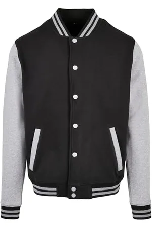 Build Your Brand Basic College Jacket Veste, , S Homme