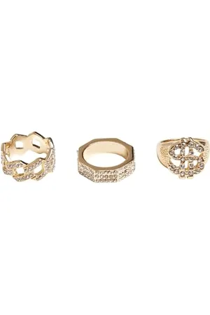 Urban classics Dollar Lot de 3 bagues