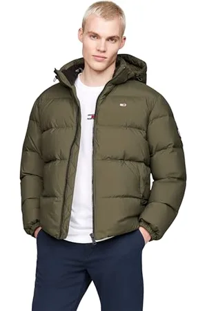 Tommy Hilfiger Doudoune Homme Essential Down Jacket Chaude, Vert (Fatigue Green), XXL