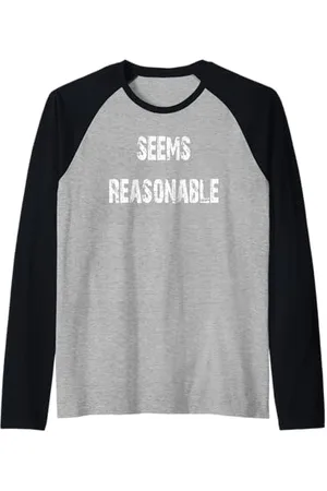 Buy Cool Shirts Semble raisonnable Manche Raglan