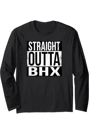 Straight Outta Words BHX DROIT OUTTA Manche Longue