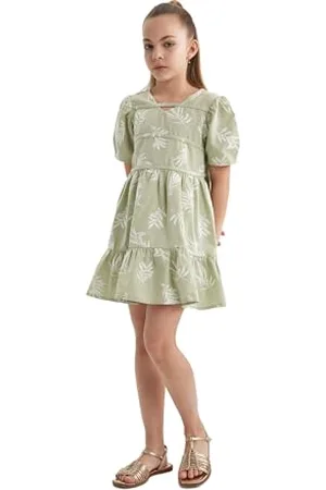 DeFacto C0533a8 Robe, , 7-8 Ans Fille