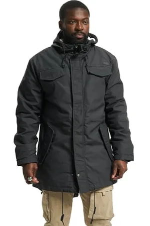 Brandit Marsh Lake Teddyparka, color: anthrazit, size: S