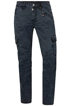 Timezone Regular Ben Cargo Pantalons, Bleu Nuit foncé (3115), 36W x 34L Homme
