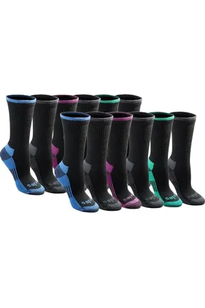 Dickies Dri-Tech Essential Moisture Control Crew Socks, Available in S-XL (6, Chaussettes, , Medium (lot Femme