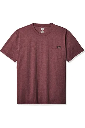 Dickies T- Shirt épais à Manches Courtes et col Rond avec Poche Chemise Henley, , XXL Homme