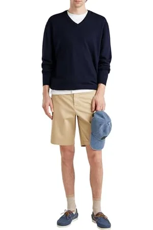 Benetton Homme Sweater Maillot Col V M/L 1098u4486, , XXL