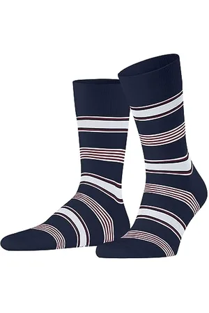 Falke Marina Stripe M So coton fantaisie 1 paire, Chaussettes Homme, , 45-46