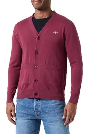 GANT Cardigan Classique en Coton, , S Homme