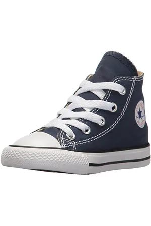 Converse Mixte Enfant Chuck Taylor Inf C/T Allstar Hi Canvas Chaussures, BlEU 410, 19 EU
