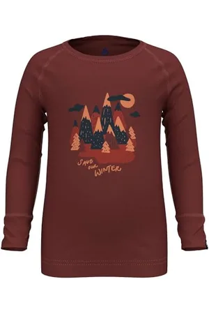 Odlo Enfant T-shirt à manches longues de sous-vêtements techniques ACTIVE WARM ECO KIDS SAVE OUR WINTER (small)