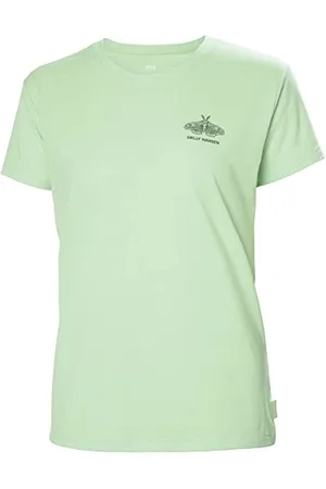Helly Hansen W Skog Recycled Graphic Tee Mint Womens XS