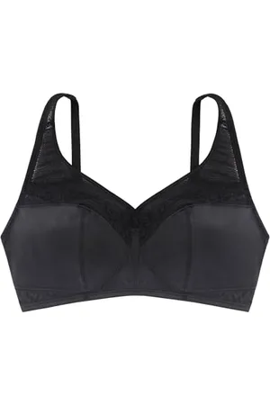 Dorina Teagan Soutien-Gorge Minimiseur Non Rembourré, sans Fil, Couverture Complète avec Bretelles Ajustables Extra-Larges, Soutien U-Back en Power Mesh, Design Satin et Dentelle
