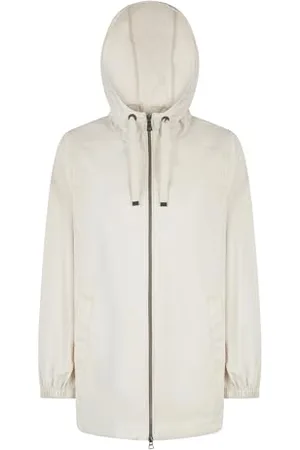 Geox W Ischia Parka Veste, Moonbeam, 50 Femme