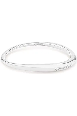 Calvin Klein Bracelet Jonc pour Femme Collection ELONGATED DROPS en Acier Inoxidable - 35000349