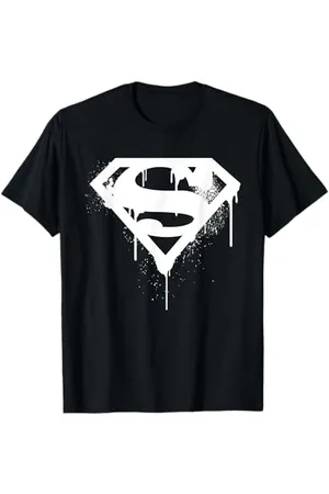 DC Comics Originals DC Superman Logo Doomsday Graffiti Blanc T-Shirt