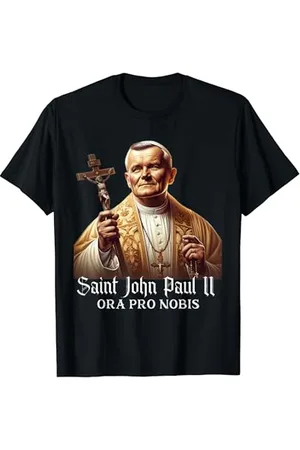 Modern Day Catholic Designs Saint Jean-Paul II catholique T-Shirt
