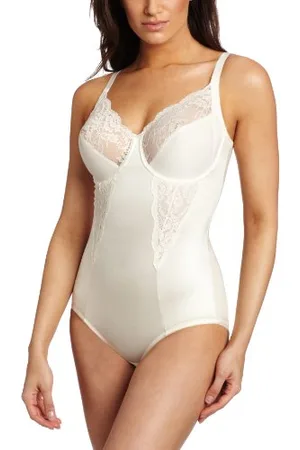 Maidenform Vintage Chic Dentelle et Armatures - Body Femme - Écru (Buttercream) - FR: 95D (EU: 36D)