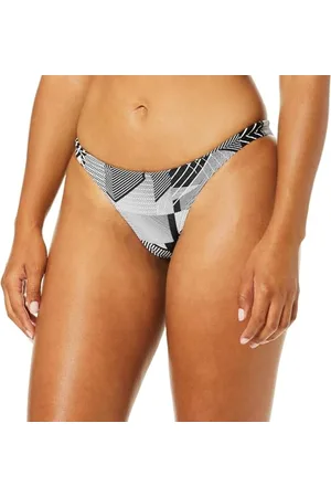 Arena Rulebreaker Free Brief Maillot de Bain Sportif pour Femme Bas de Bikini, Nero Geometrico
