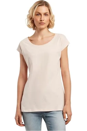 Build Your Brand Bb013-ladies Wide Neck Tee T-Shirt, , 5XL Femmes